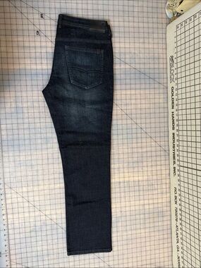Buffalo David Bitton Men's Dark Indigo Slim Straight Jeans 36x34